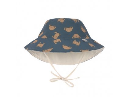 LassigOboustrannyKloboucekSunProtectionBucketHatCrabsBlue