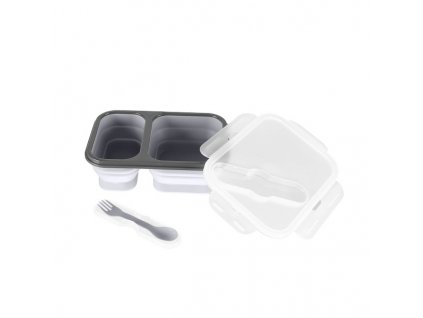 ZopaSilikonovySvacinovyBoxSPriboremVelkyDoveGrey