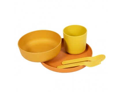 BO JUNGLE jídelní sada CPLA 5ks Ochre