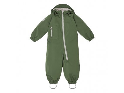 LeokidZimniKombinezaOneColorGreenLowland