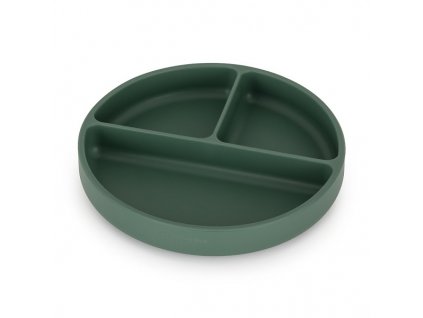 PetiteAMarsSilikonovyTalirekDeliciKulatyTakeAMatchMistyGreen