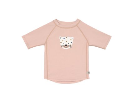 LassigTrickoShortSleeveRashguardLeopardPink