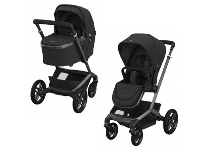 MaxiCosiKombinovanyKocarek2v1FameTwillicBlack