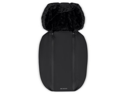 abc design neugeborenen fußsack black 01