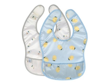 LÄSSIG bryndák LIGHTWEIGHT BIB Happy Fruits Lemon