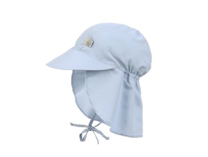 LÄSSIG klobouček SUN PROTECTION FLAP HAT Sky BLue 19-36m