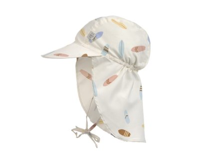 LÄSSIG klobouček SUN PROTECTION FLAP HAT Surfboards Sea Salt 19-36m