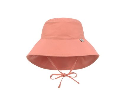 LÄSSIG klobouček SUN PROTECTION NECK HAT Coral 7-18m