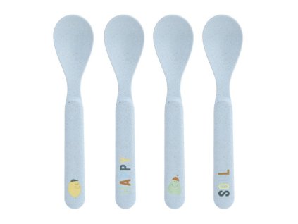 LÄSSIG lžičky SPOON SET CELLULOSE Happy Fruits Lemon