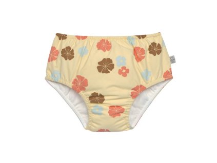 LÄSSIG plavky SWIM DIAPER Flower Vanilla 13-18m