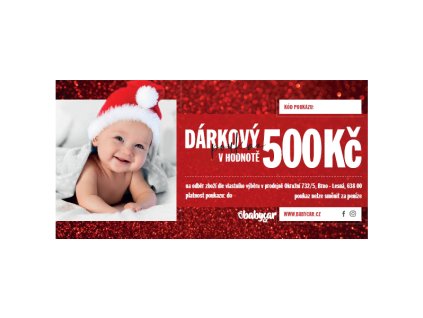 BabycarDarkovyPoukazVanoce500