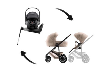 BritaxRomerSetKocarkuSmile5ZBabySafeProVarioBase5ZBundleTeakStyle