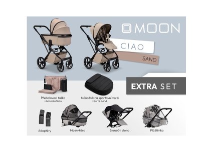 MoonKombinovanyKocarekCiaoExtraSet2026Sand