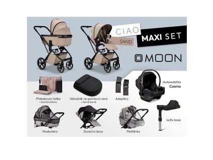 MoonKombinovanyKocarekCiaoMaxiSet2026Sand