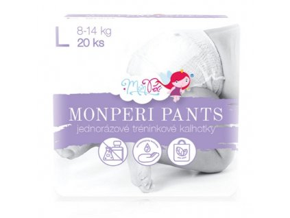 MonperiJednorazovePlenkoveKalhotkyPantsL814kg20ks