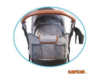 BO JUNGLE organizér B-STROLLER Grey