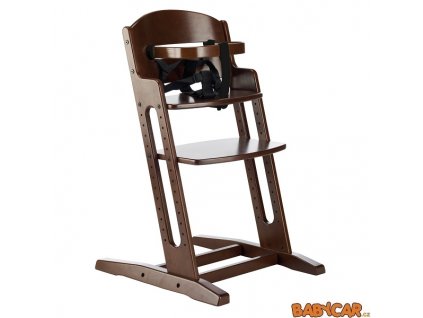 BABYDAN dřevěná jídelní židlička DANCHAIR Walnut