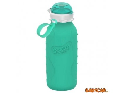 SQUEASY GEAR silikonová láhev 480ml Aqua