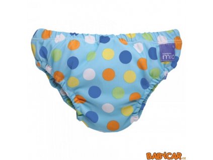 BAMBINO MIO koupací kalhotky SWIM NAPPY S 5-7kg Blue Spot