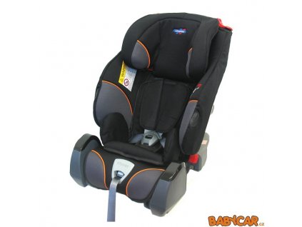 KLIPPAN autosedačka TRIOFIX RECLINE Black Orange