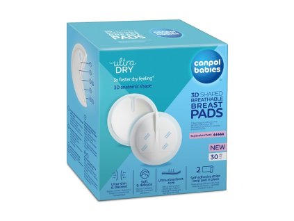CanpolBabiesTavrovaneProdysneVlozkyDoPodprsenky3D30Ks
