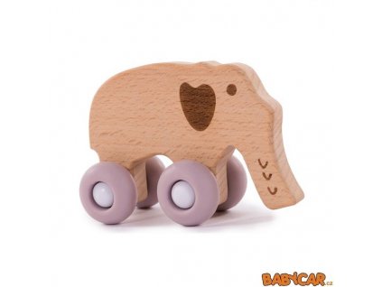 BoJungleDrevenaHrackaBWoodyElephantPastelPink
