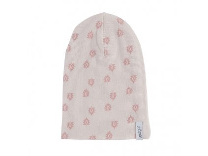 LodgerBavlnenaCepiceBeaniePrintRibTan