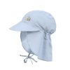 LÄSSIG klobouček SUN PROTECTION FLAP HAT Sky BLue 7-18m DOPRODEJ!