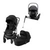 BritaxRomerKombinovanyKocarekSmile5ZSpaceBlackBabySafeProVarioBase5Z