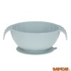 LassigDetskaMistickaBowlSiliconeBlueWithSuctionPad
