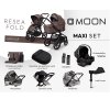 moon kombinovany kocarek resea fold maxi set 2026 greige