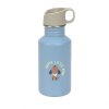 lassig lahev bottle stainless steel pattern party blue green