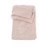 meyco deka mini knots fleece soft pink