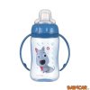 CANPOL BABIES tréninkový hrníček se silikonovým pítkem a úchyty CUTE ANIMALS Pejsek