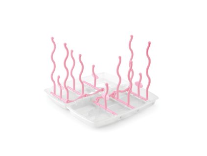 Skladací stojan na fľaše, Pastel pink (Variáns Pastel pink)