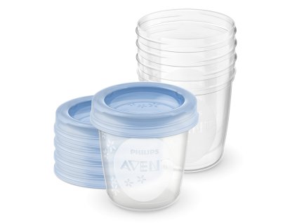 Philips AVENT VIA tárolóedények fedővel 180 ml 5 db (Variáns 180ml)