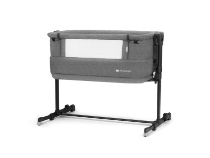 KINDERKRAFT Postieľka detská polohovateľná Neste grow Grey Melange (Variáns Light Grey Full Wood)