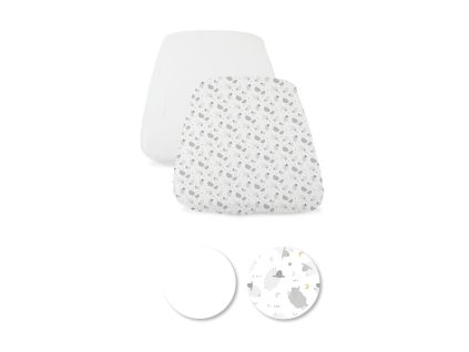 CHICCO Next2Me Forever kiságy lepedő 2 db