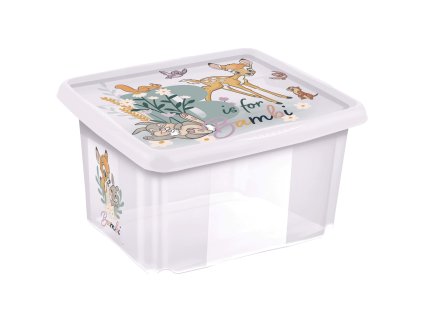Úložný box s víkem 24l "Bambi" "Bambi", Transparent (Variáns Transparent)