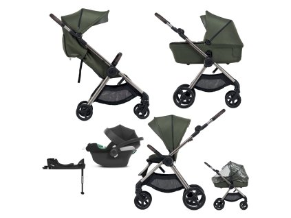 ANEX IQ premium kombinált babakocsi + CYBEX Aton B2 i-Size gyerekülés + bázis (Variáns Richi)