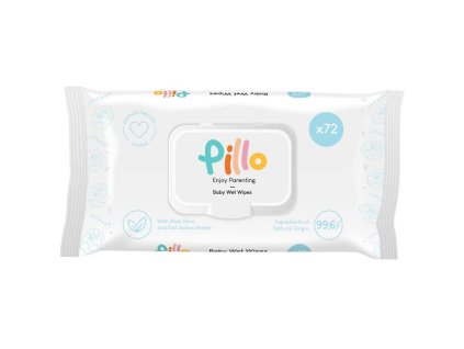 Pillo nedves törlőkendő, 72 db (Variáns 72 db)