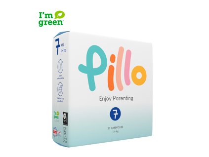 Pillo Egyszer használatos Premium pelenkák  7 -es méret,  +15 kg 26 db (Variáns + 15 kg)