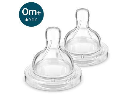 Philips AVENT Anti-colicus cumi - újszülött átfolyás 0 hónaptól, 2 db