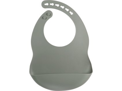 TRYCO trendi színű szilikon előke (Variáns Olive Gray)