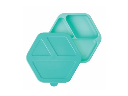 Tiny Twinkle Fedeles szilikon tányér tapadókoronggal (Variáns Mint)