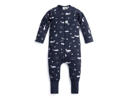 ERGOPOUCH Onesie kezeslábas hálózsák biopamutból, 2,5tog (Variáns Whale 2-3 évig)