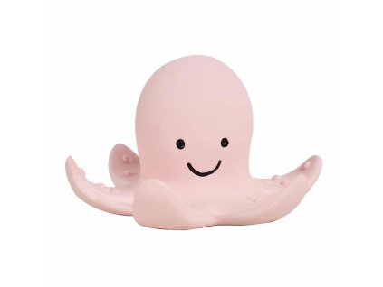 Tikiri Ocean Buddies - csörgő és rágóka természetes gumiból (Variáns Polip)