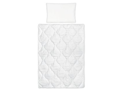 KLUPS Lux Winter paplan és párna szett 135 x 100 + 60 x 40 cm (Variáns White)