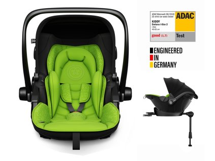 KIDDY autósülés Evoluna i-size 2 + Isofix bázis 40-83 cm (Variáns Lizard Green)