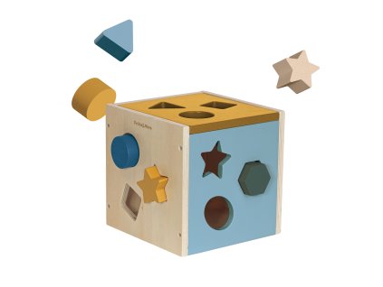 PETITE&MARS Wood of Mars kollekcióból Gravity fa formabedobó játék (Variáns Cosmic Blue)